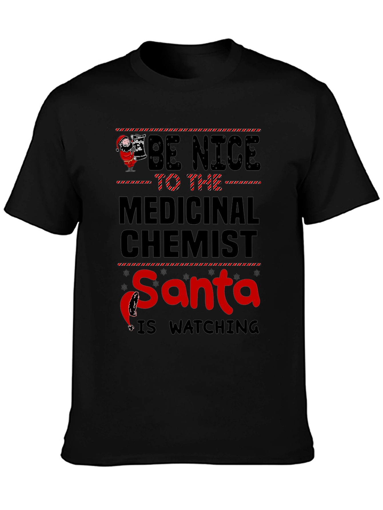 Medicinal Chemist Santa Christmas T-Shirt