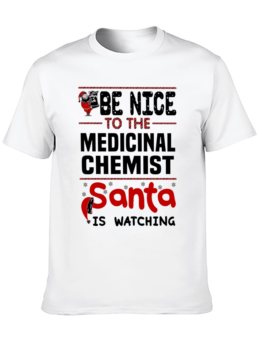 Medicinal Chemist Santa Christmas T-Shirt