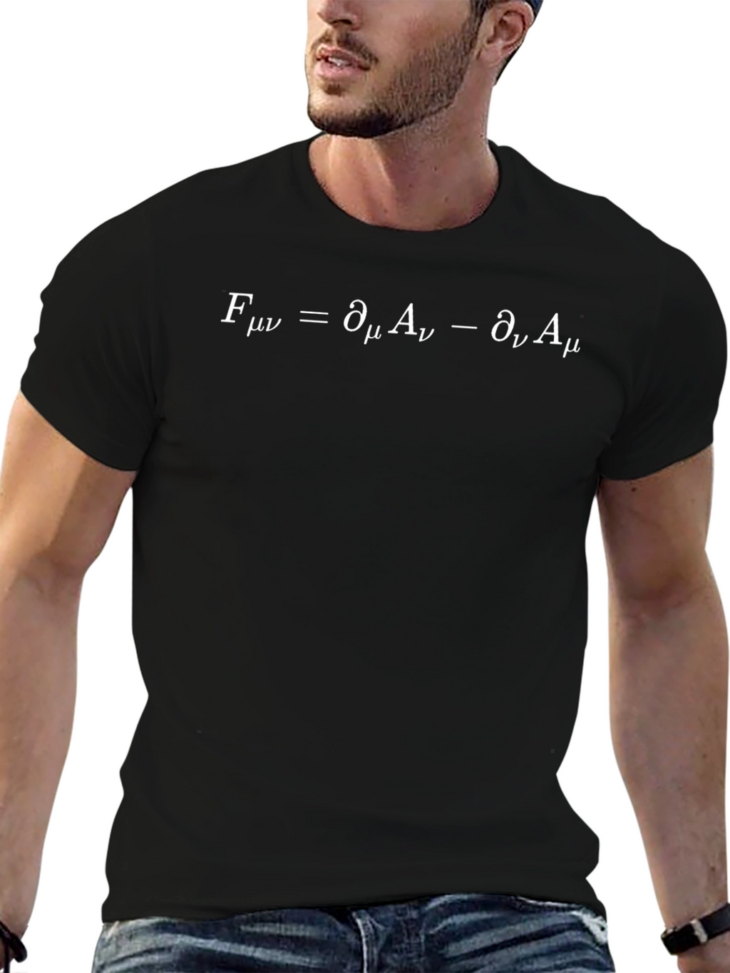 Physics Equation T-Shirt - Field Strength Tensor Equation
