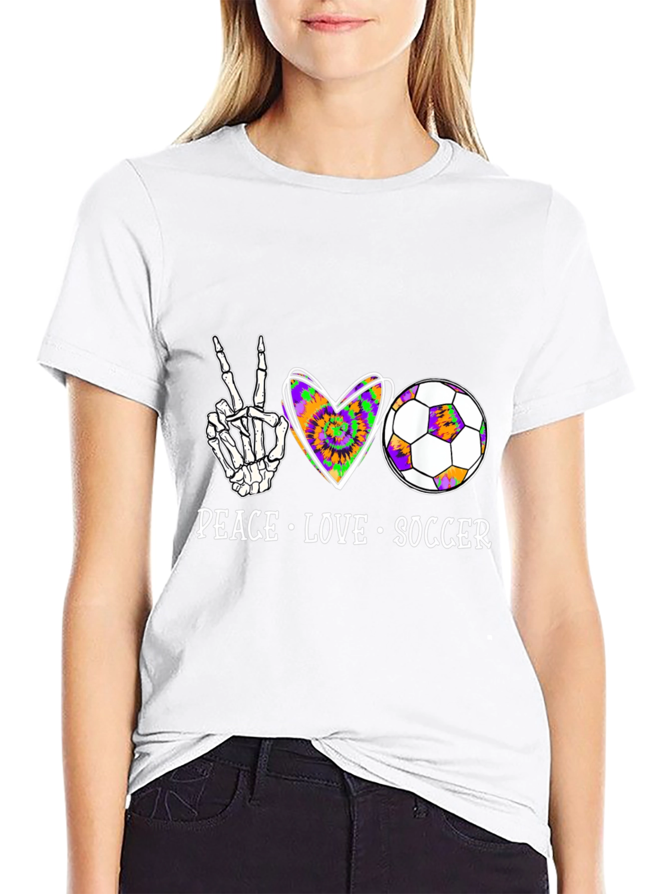 Peace Love Soccer T-Shirt
