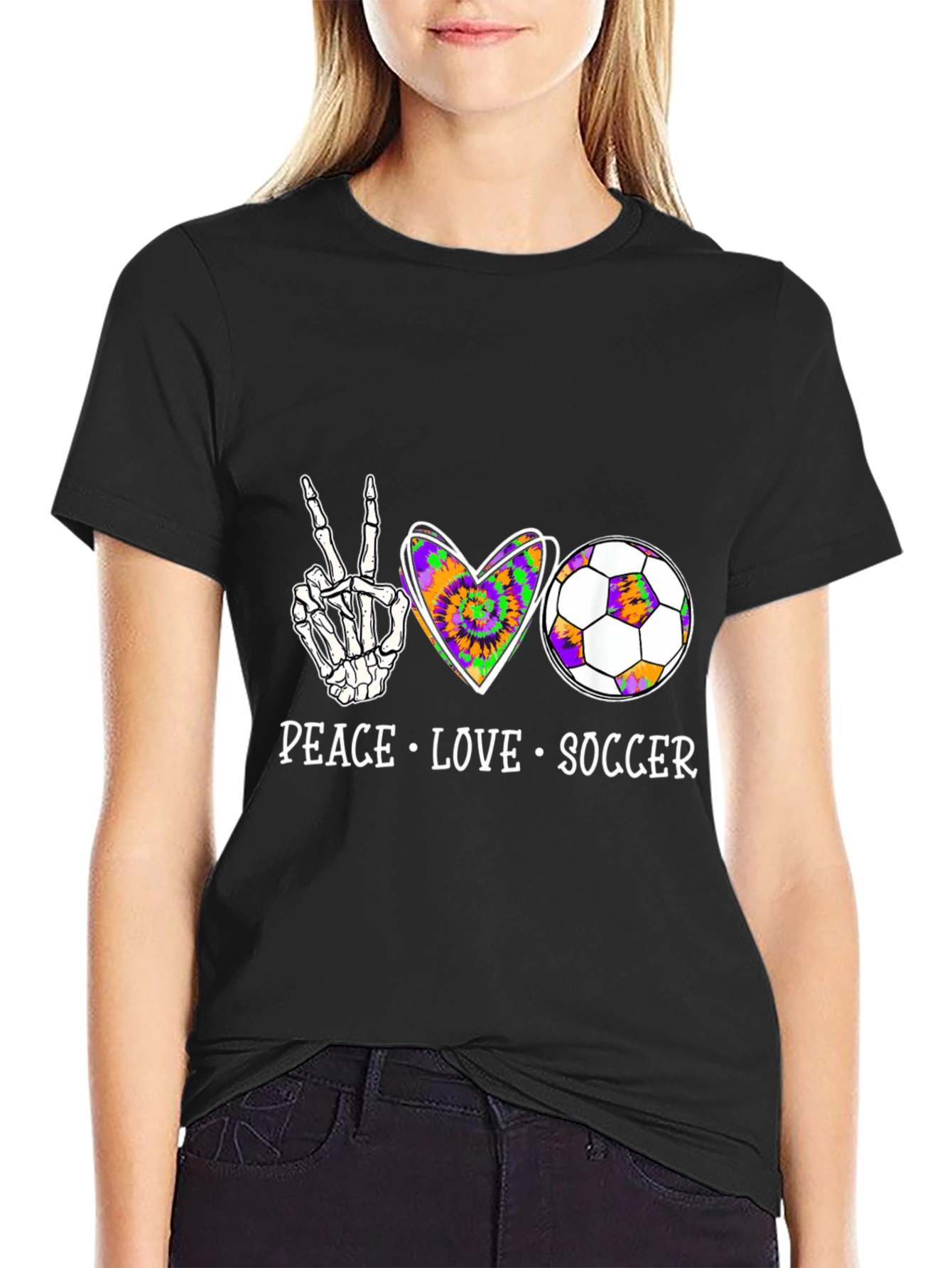 Peace Love Soccer T-Shirt
