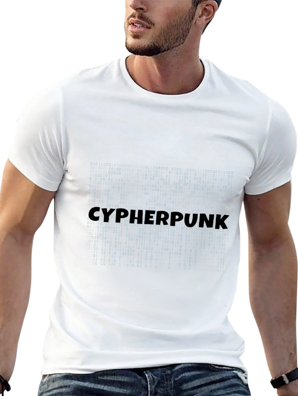 Cyberpunk Text Matrix T-Shirt