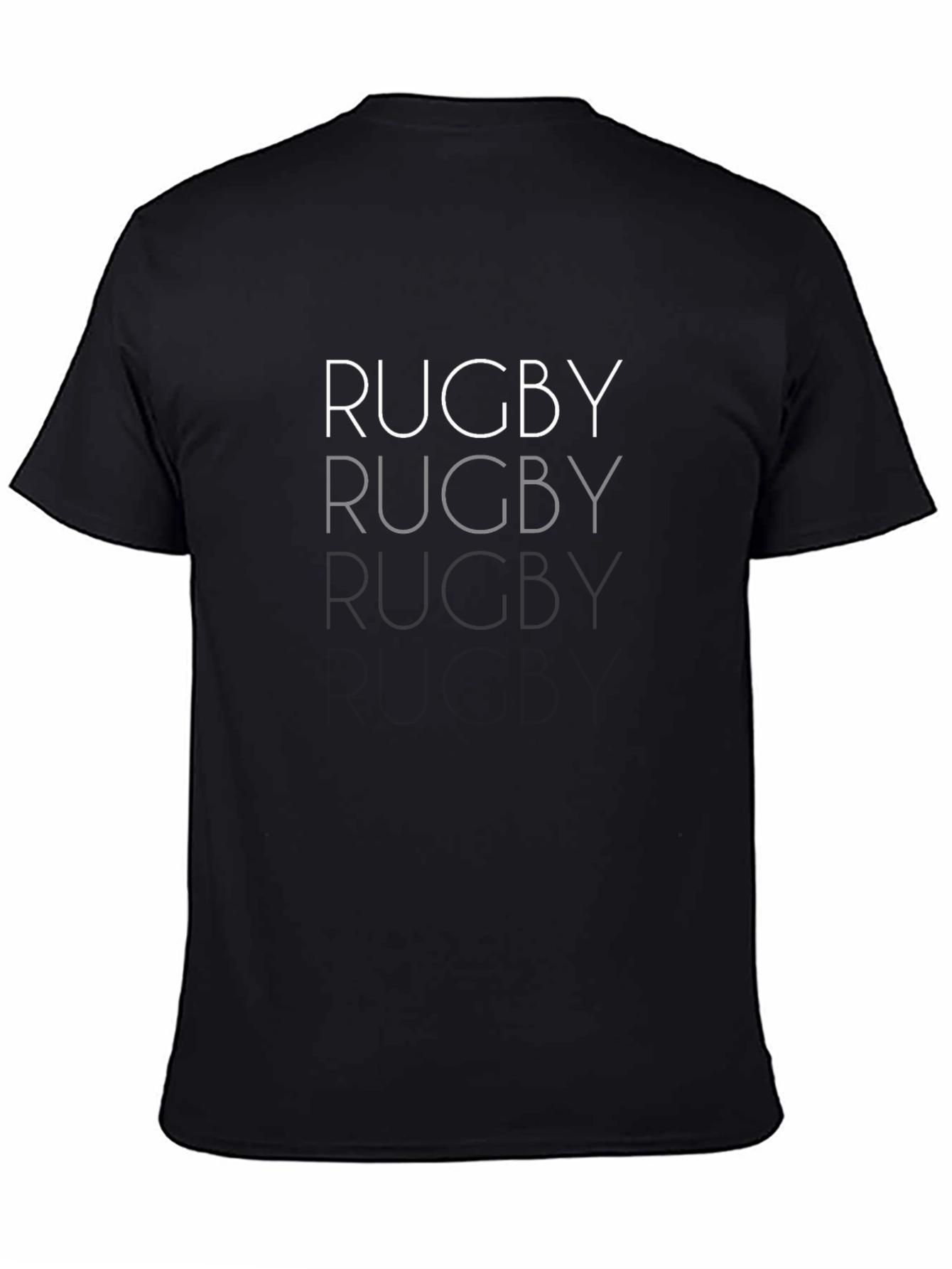 Rugby Graphic Black T-Shirt