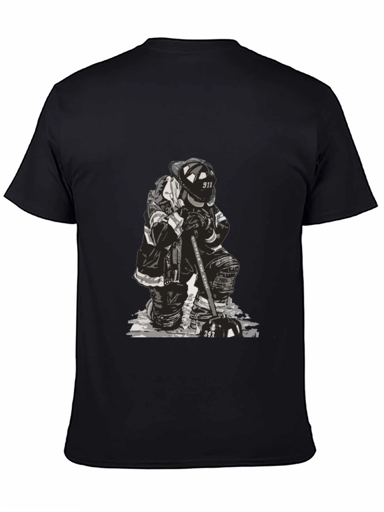 Firefighter Graphic Tee - Honor and Courage