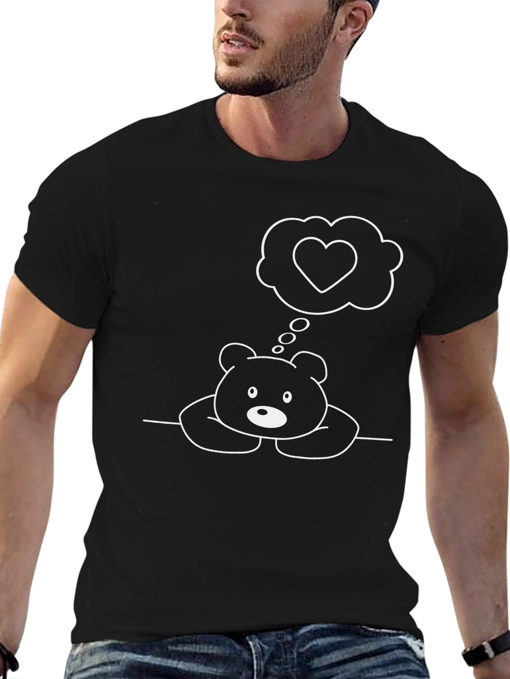 Cute Bear Heart T-Shirt