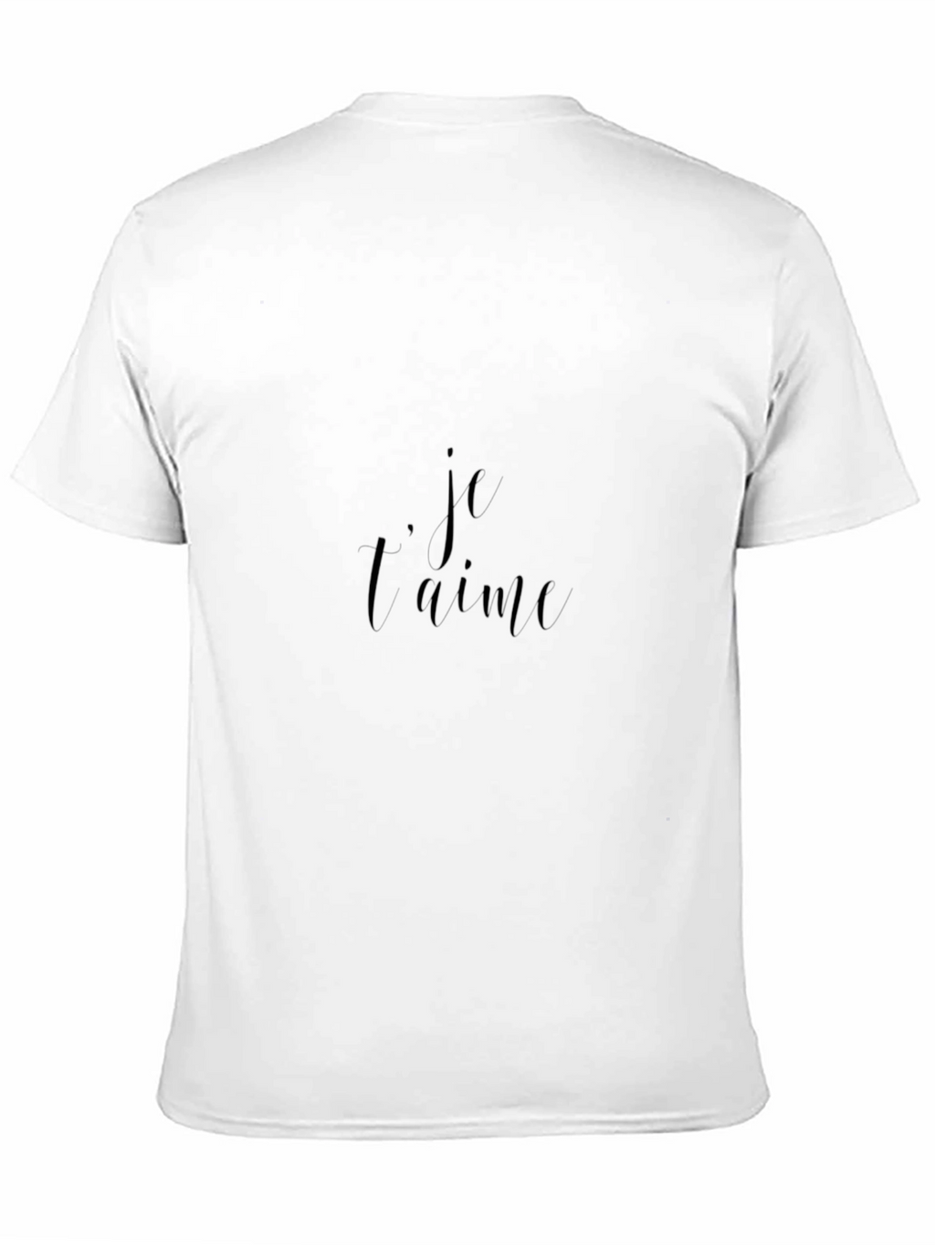 Je Taime Black Graphic Tee