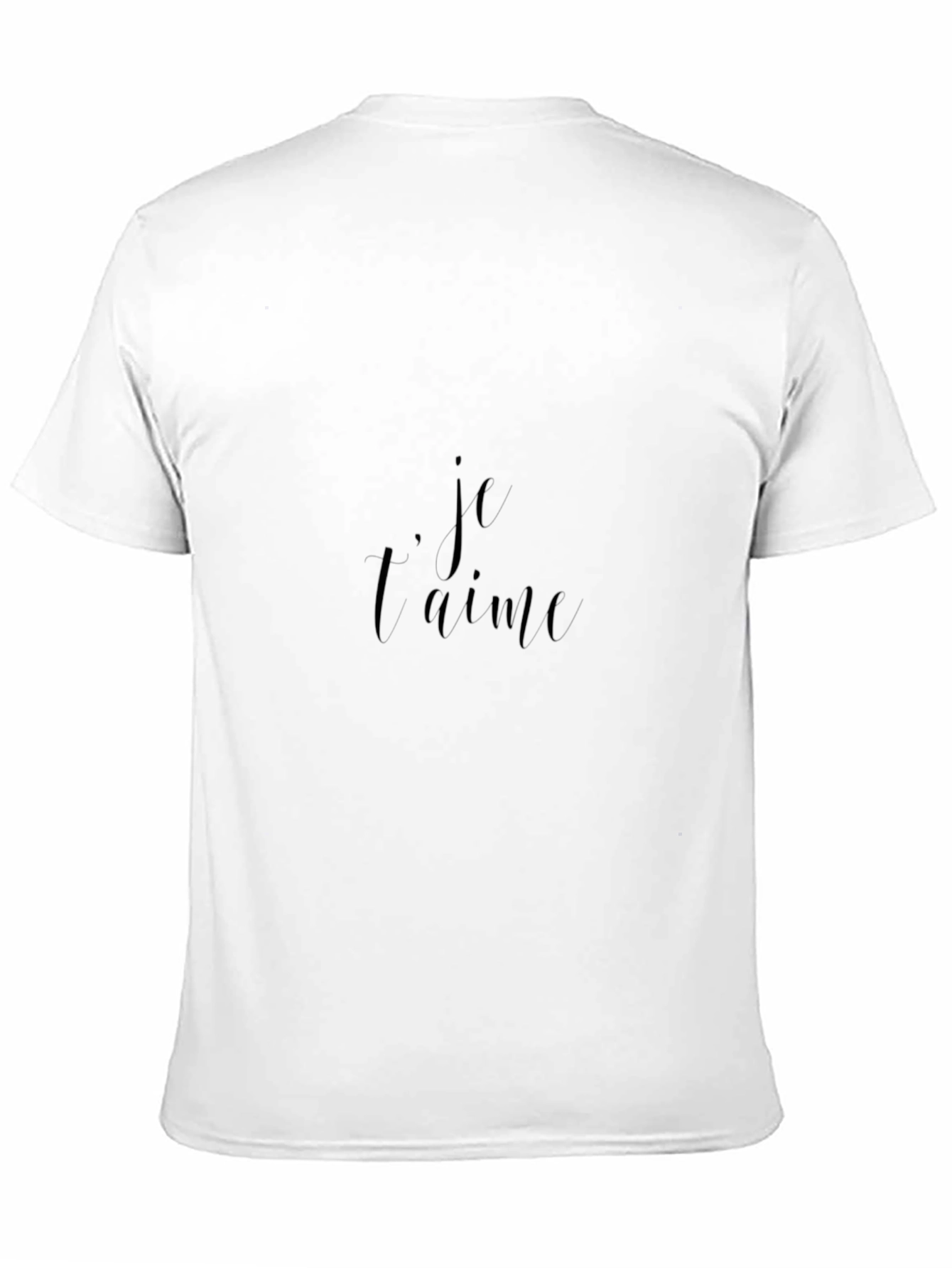 Je Taime Black Graphic Tee