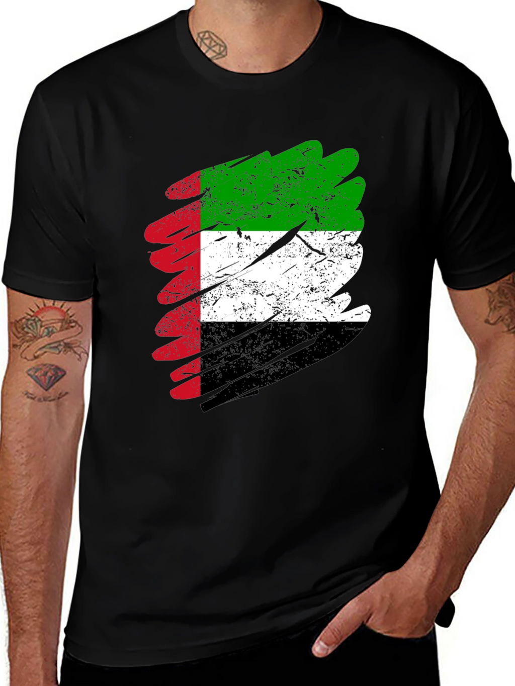 UAE Flag T-Shirt United Arab Emirates Pride Tee