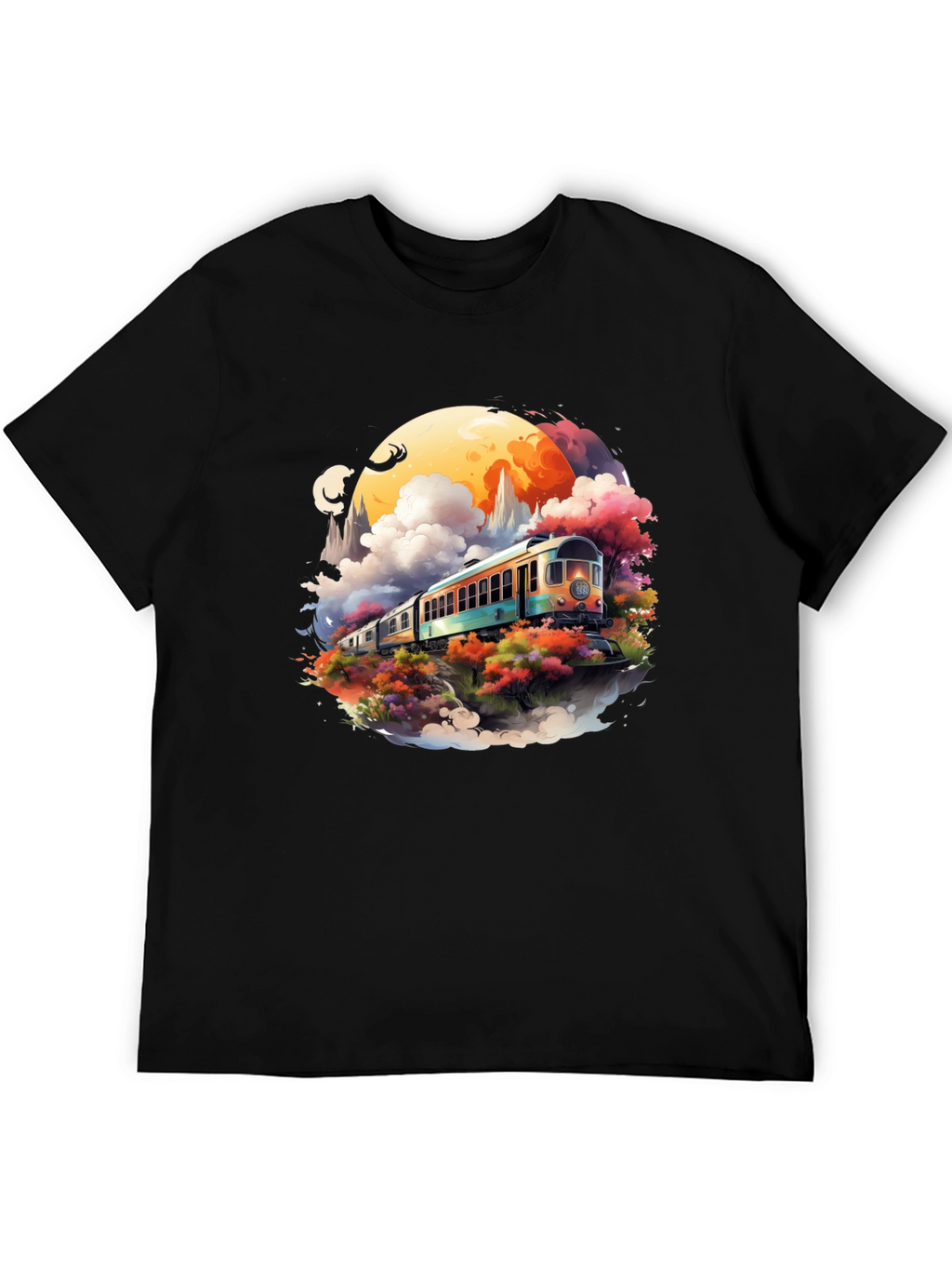 Scenic Train Ride Graphic Tee - Unique Design!