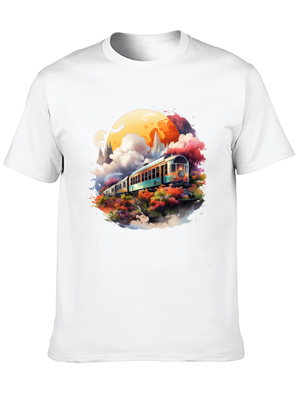 Scenic Train Ride Graphic Tee - Unique Design!