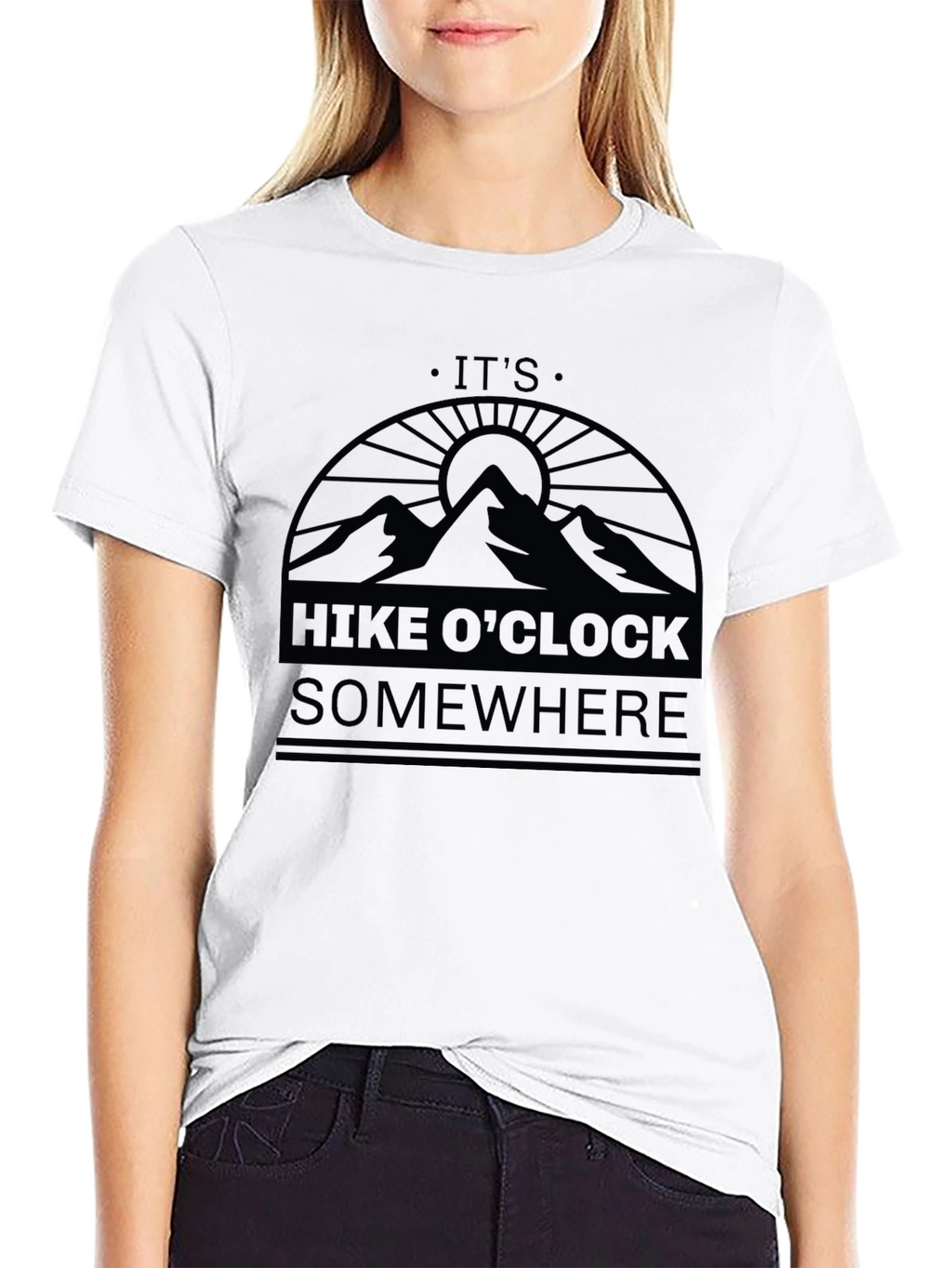 Hike OClock Somewhere Graphic T-Shirt