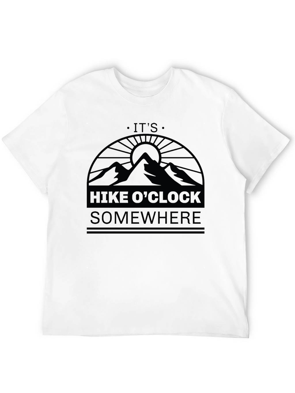 Hike OClock Somewhere Graphic T-Shirt