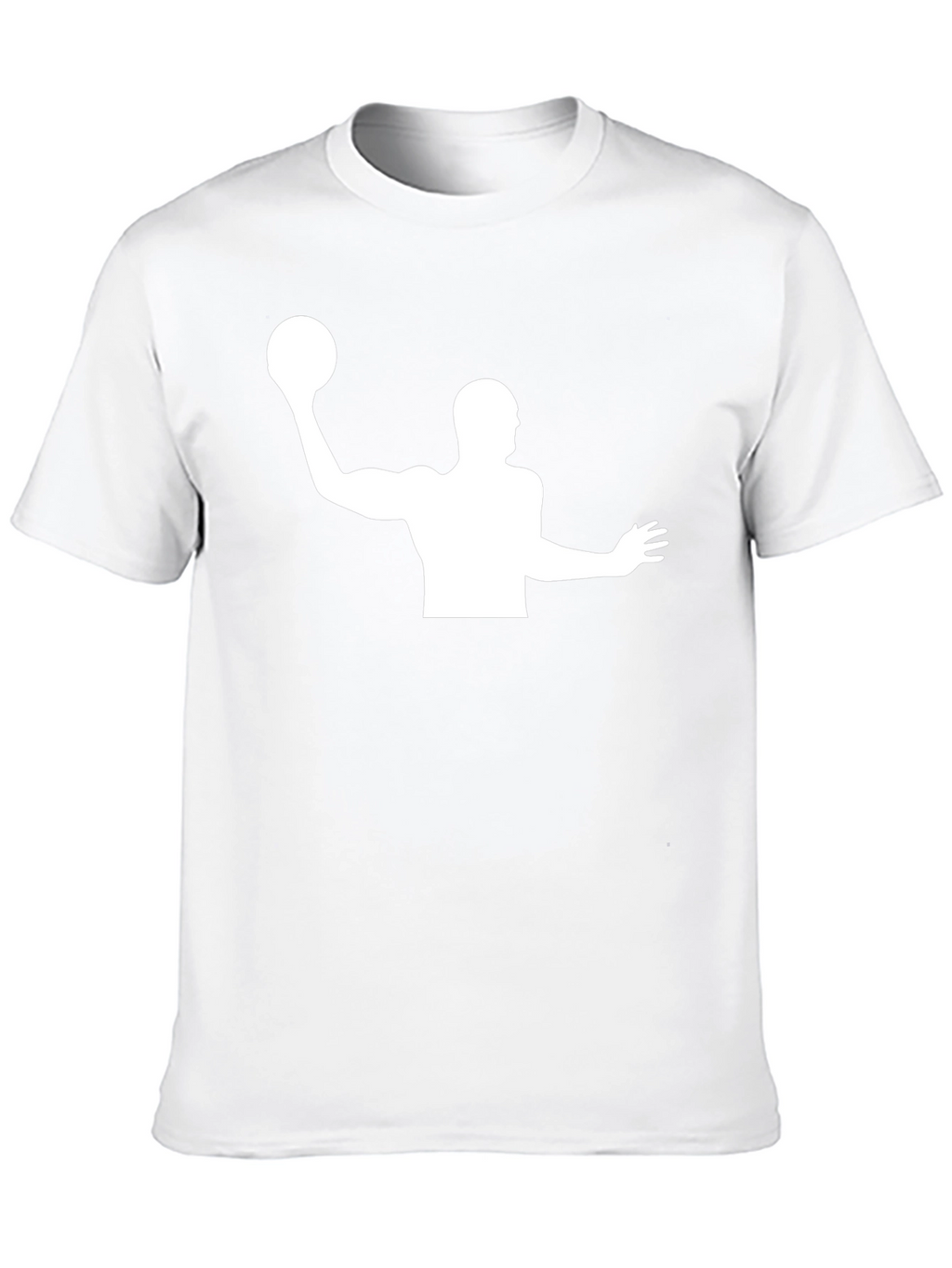 Water Polo Player Graphic T-Shirt - Black