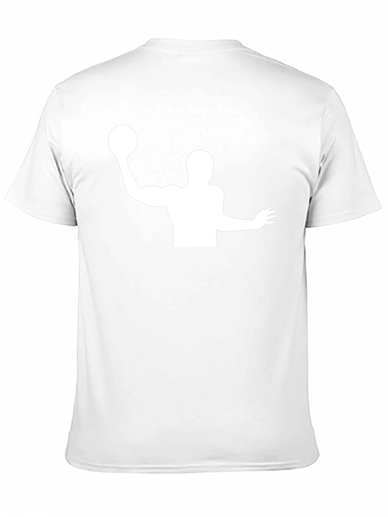 Water Polo Player Graphic T-Shirt - Black