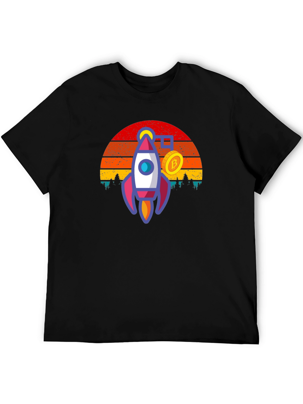 Bitcoin Rocket T-Shirt