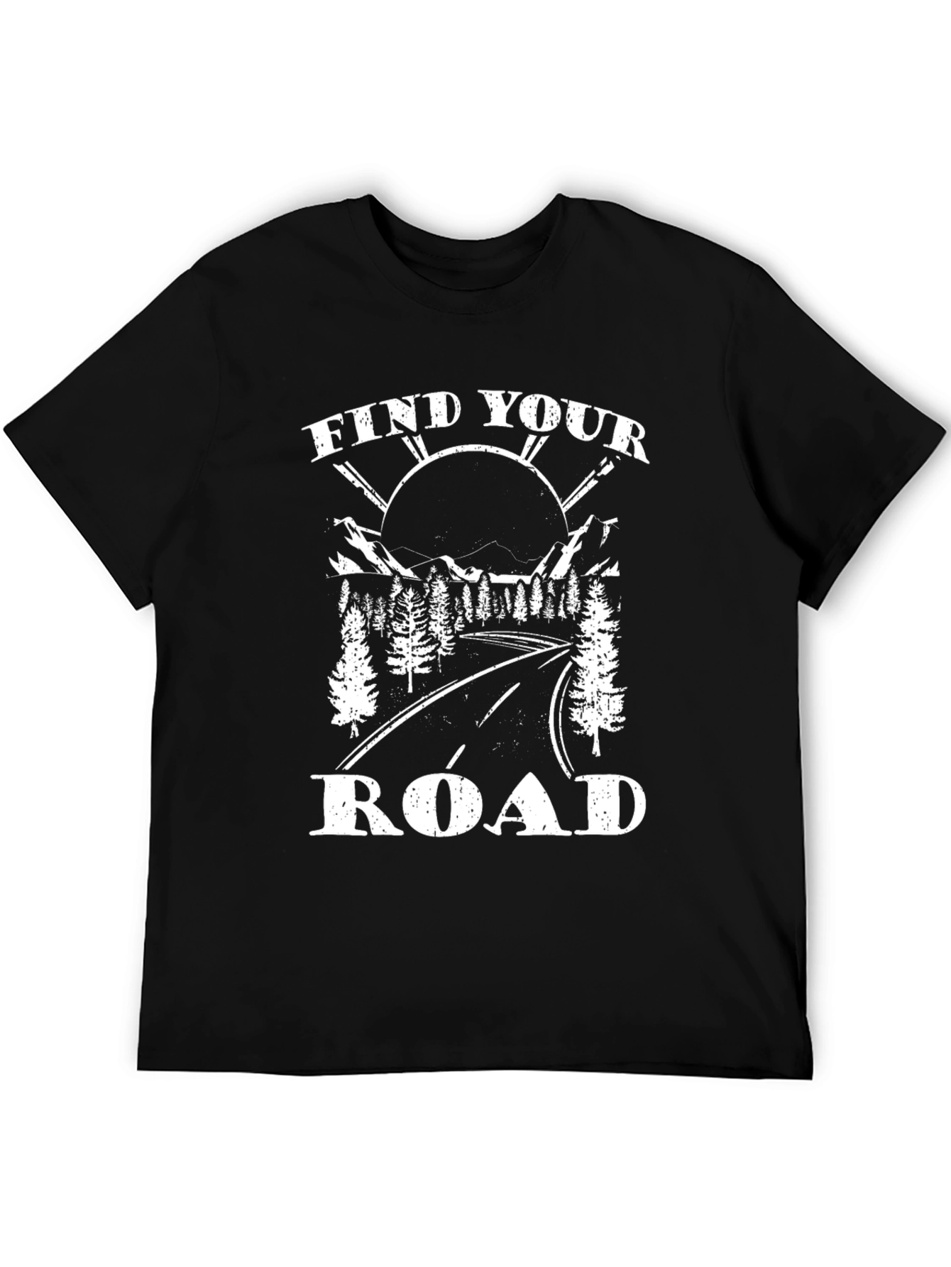 Find Your Road Graphic Tee - Adventure Awaits!