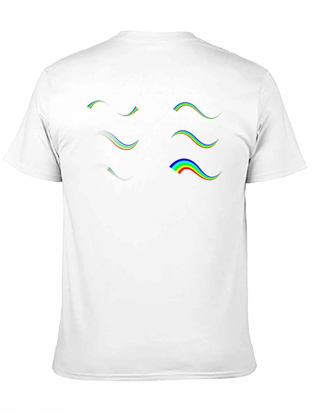 Retro Wave Graphic Tee - Black Cotton T-Shirt