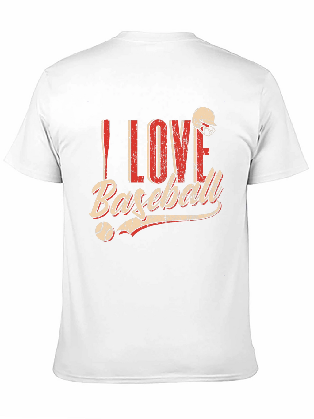 I Love Baseball Graphic T-Shirt