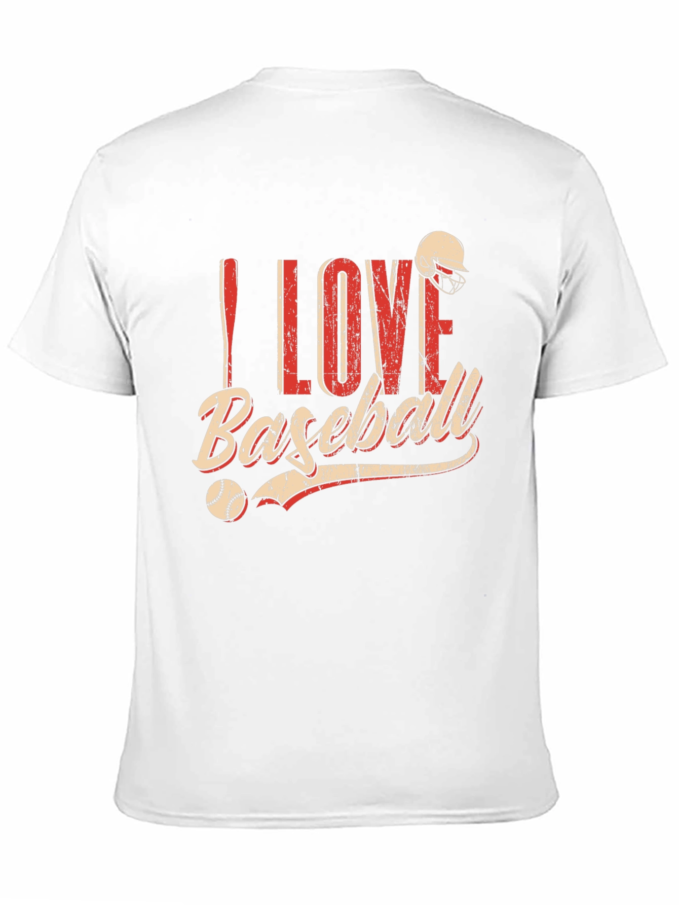 I Love Baseball Graphic T-Shirt