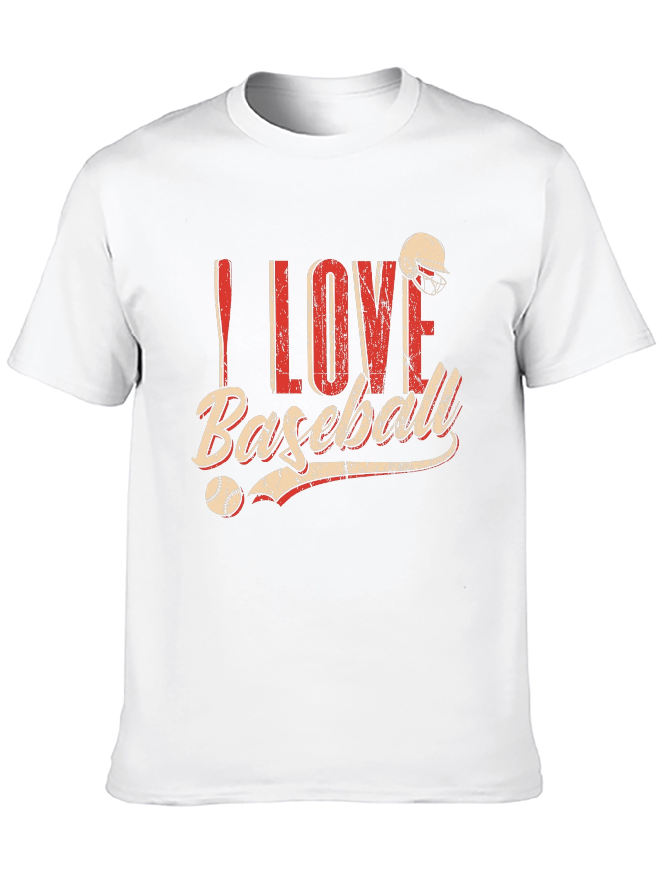 I Love Baseball Graphic T-Shirt