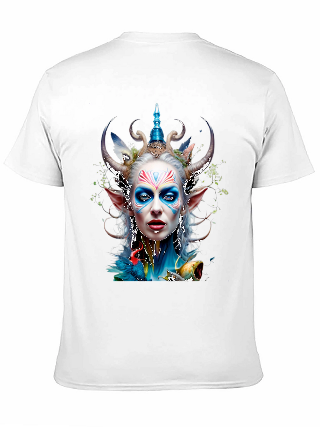 Fantasy Elf Queen Graphic Tee - Unique Design