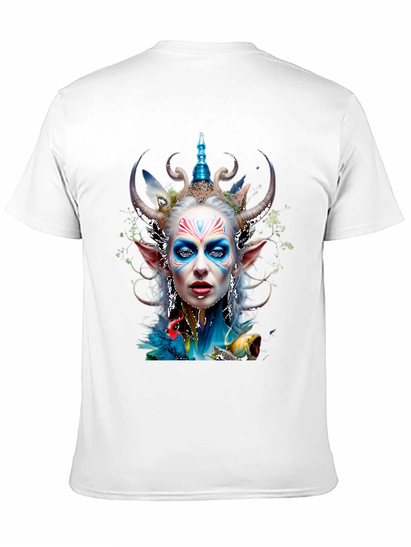 Fantasy Elf Queen Graphic Tee - Unique Design