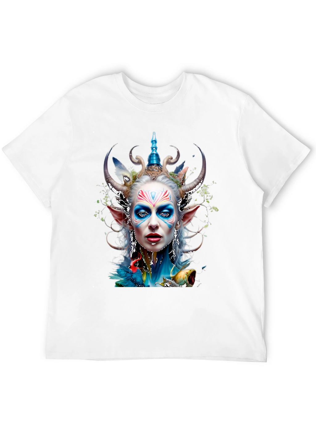 Fantasy Elf Queen Graphic Tee - Unique Design