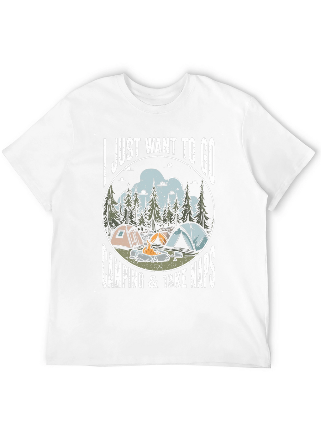 Camping & Naps Graphic Tee