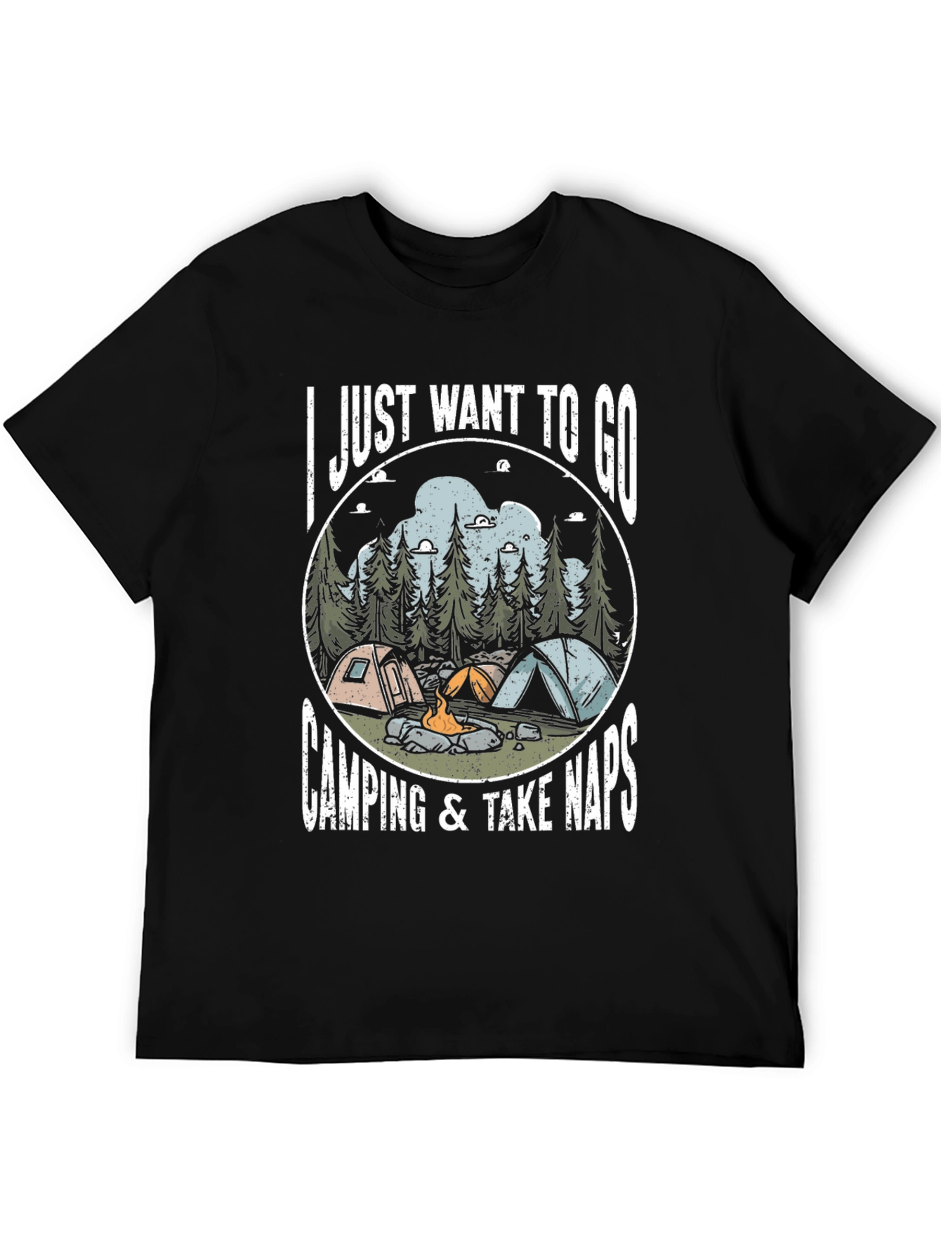 Camping & Naps Graphic Tee