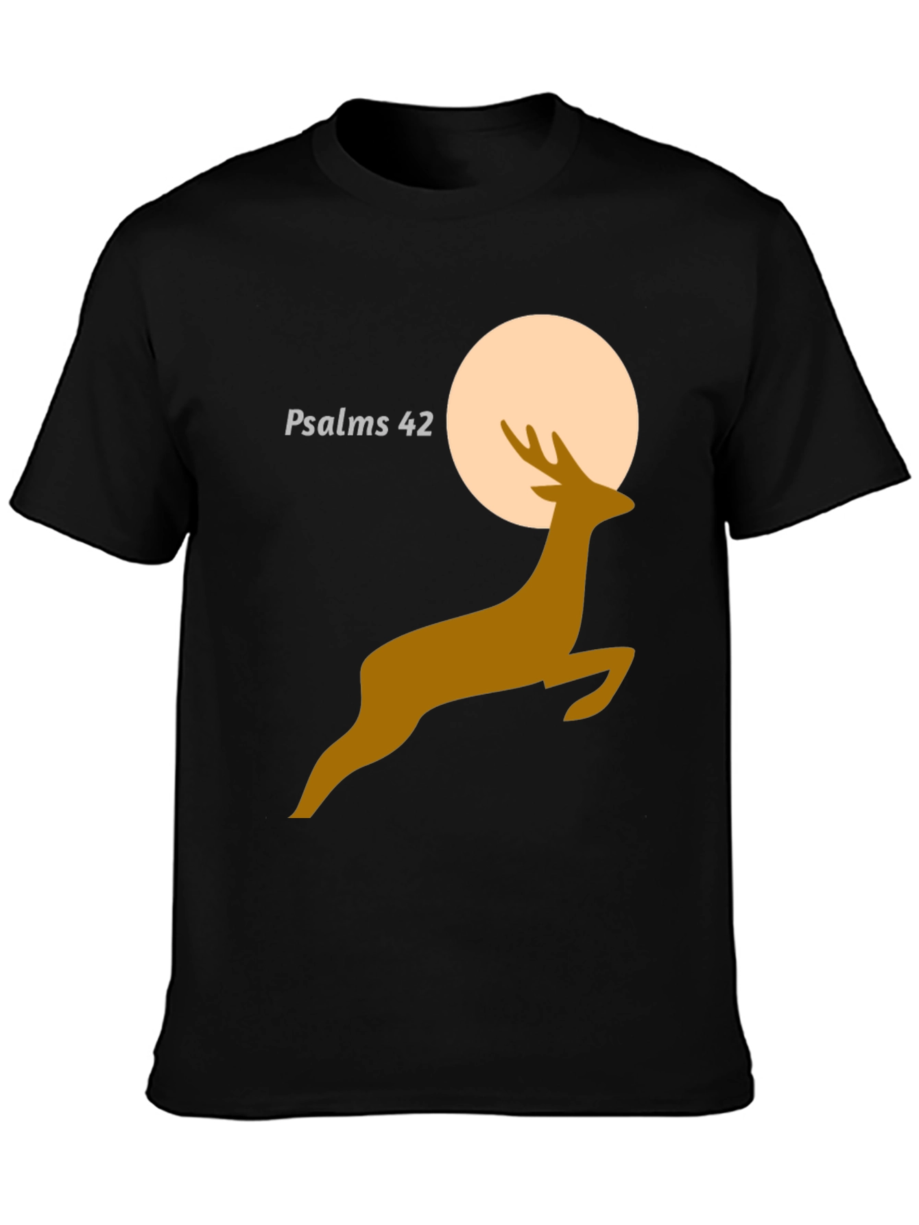Psalms 42 Deer Graphic T-Shirt