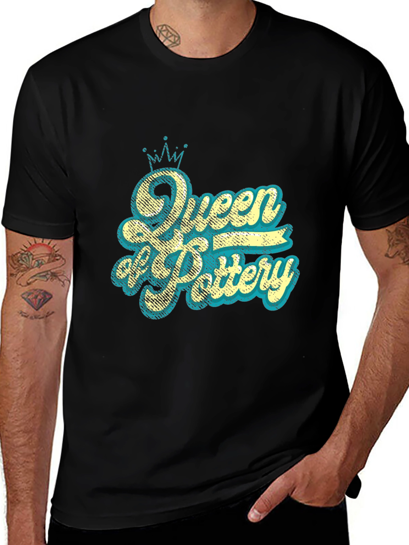 Queen of Pottery T-Shirt - Stylish Graphic Tee for Pottery Lovers