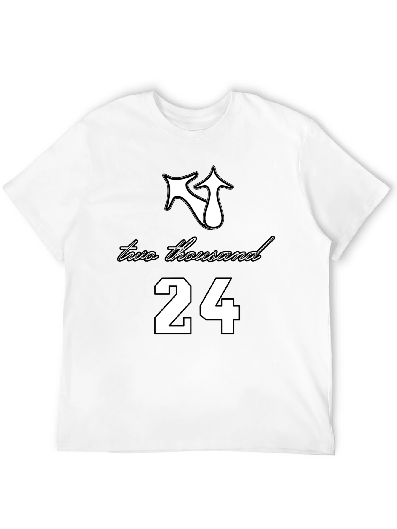 Two Thousand 24 T-Shirt - Black Tee