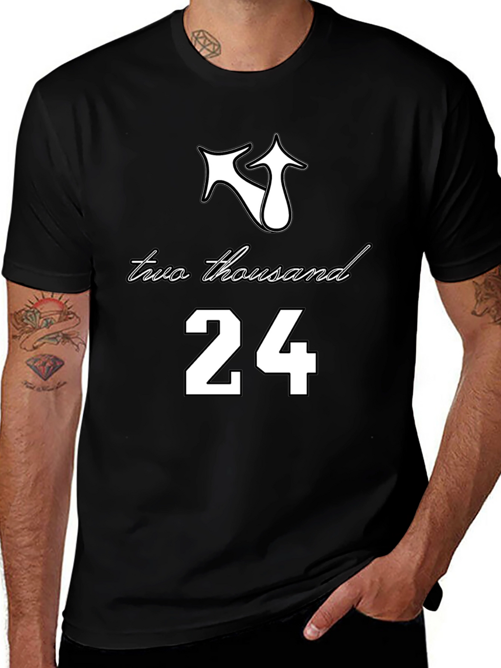 Two Thousand 24 T-Shirt - Black Tee