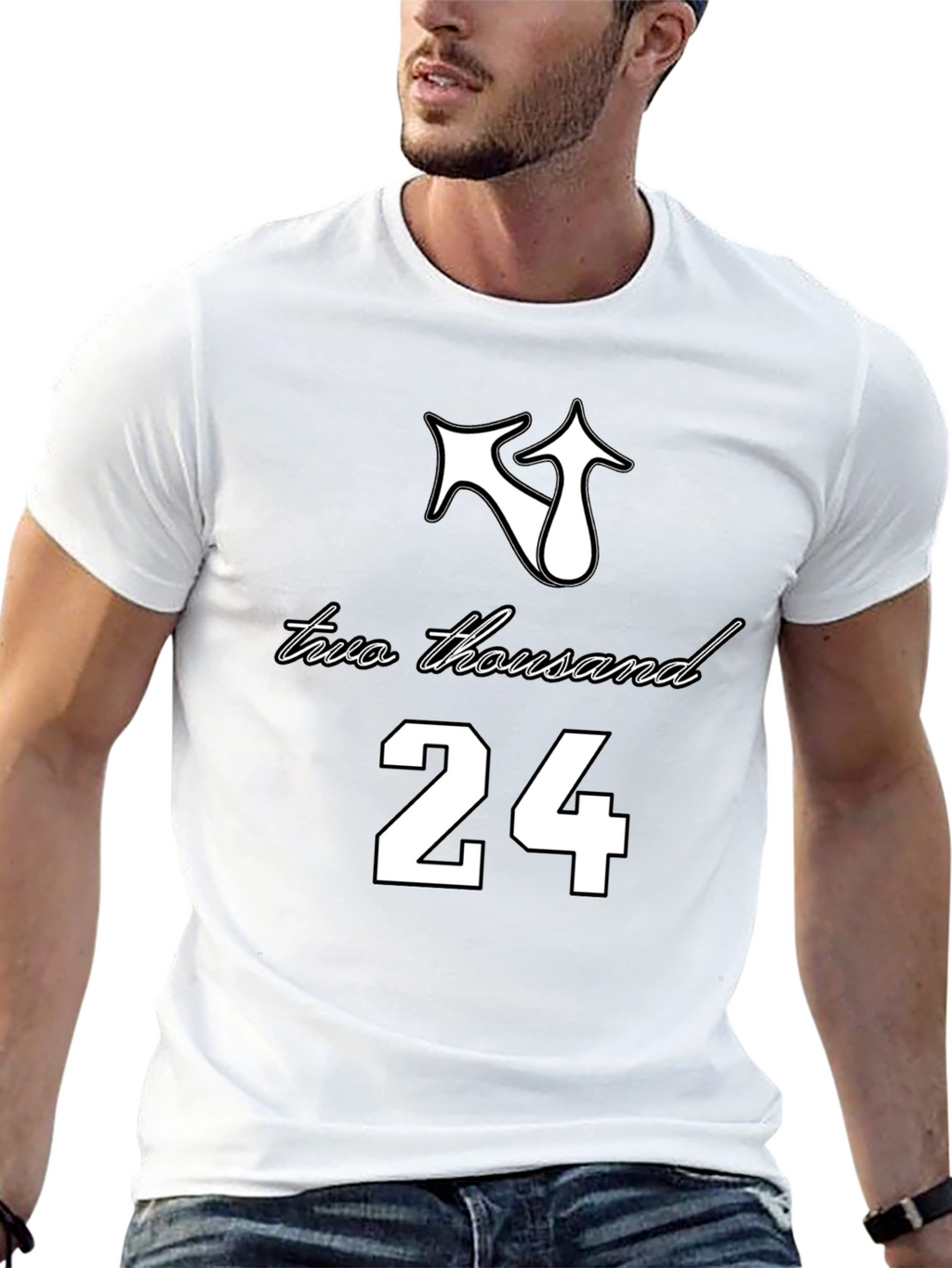 Two Thousand 24 T-Shirt - Black Tee