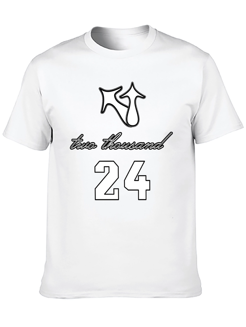 Two Thousand 24 T-Shirt - Black Tee
