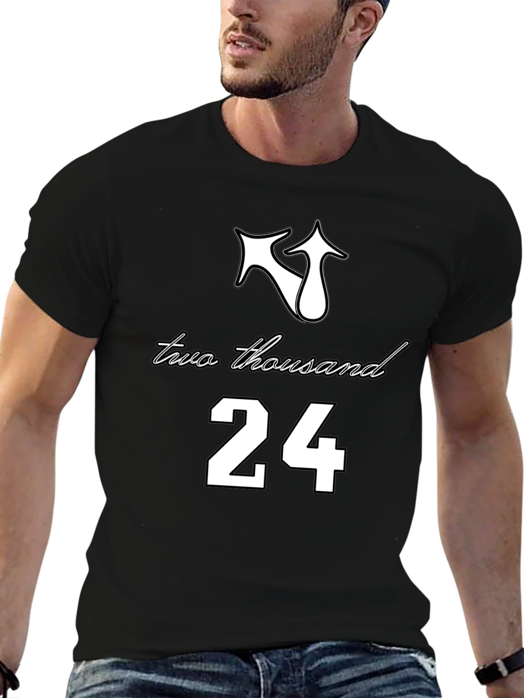 Two Thousand 24 T-Shirt - Black Tee