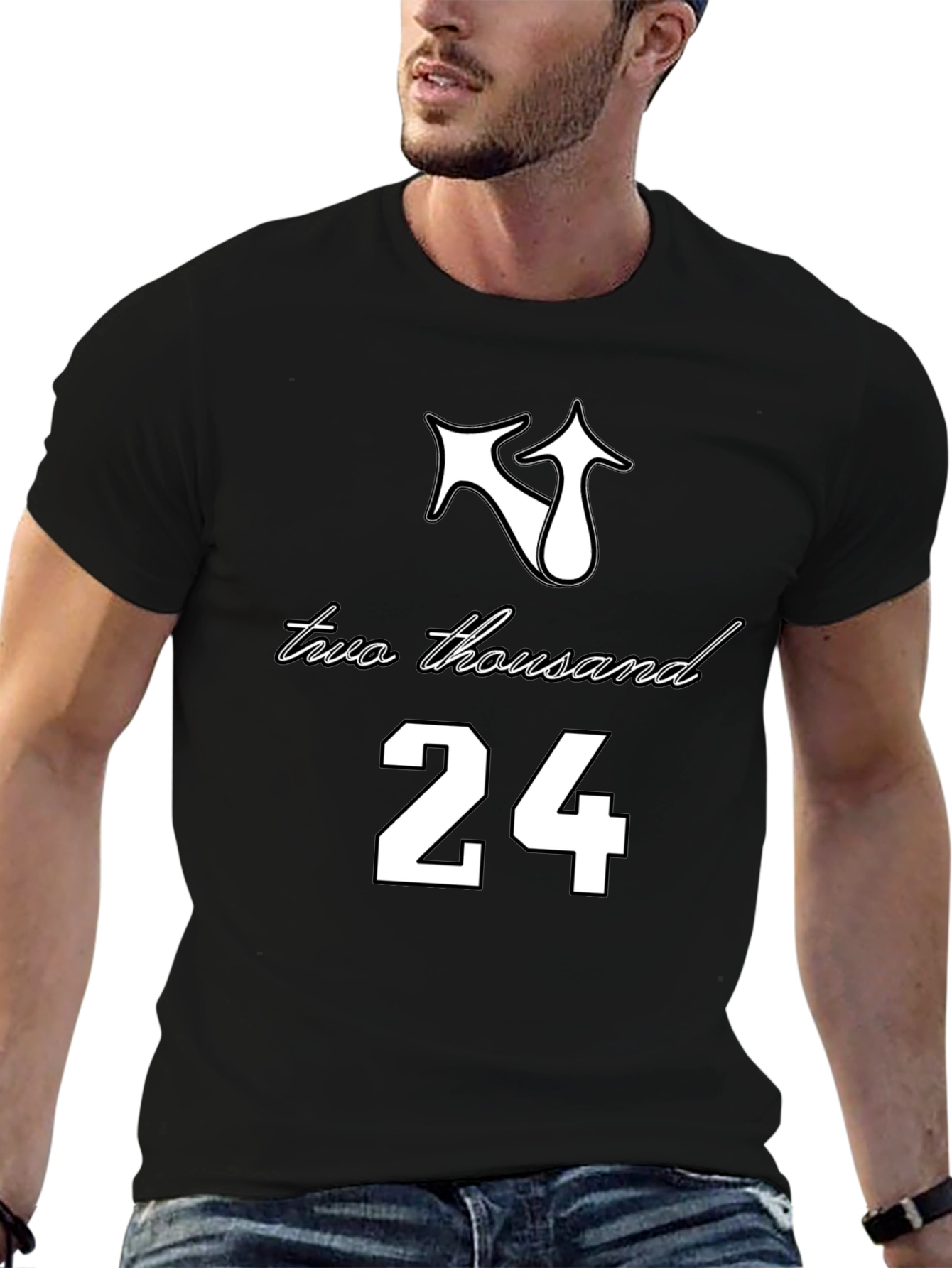 Two Thousand 24 T-Shirt - Black Tee