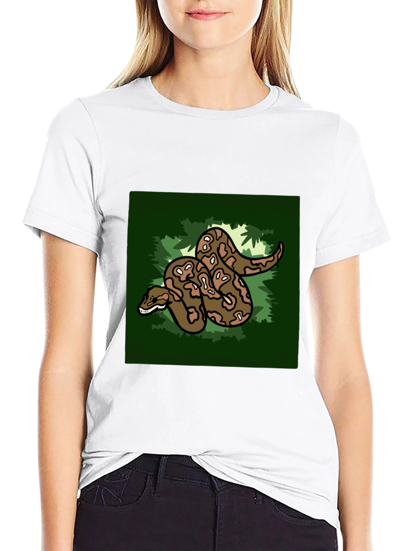 Snake Graphic Tee - Reptile Lovers T-Shirt