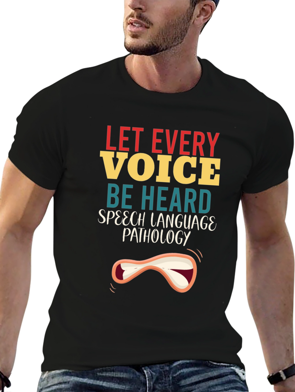 Let Every Voice Be Heard Speech Pathology T-Shirt