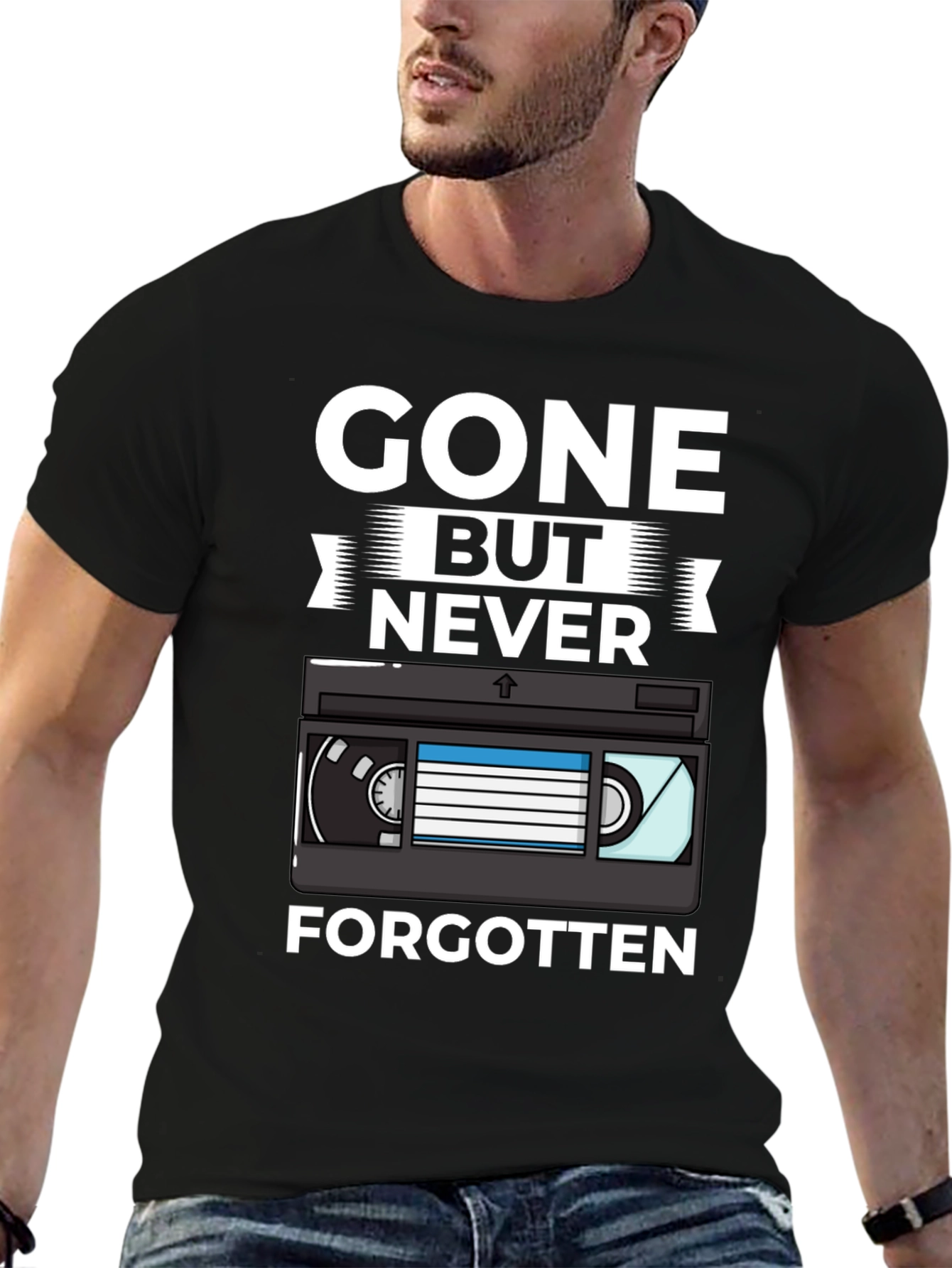 Gone But Never Forgotten Retro VHS T-Shirt