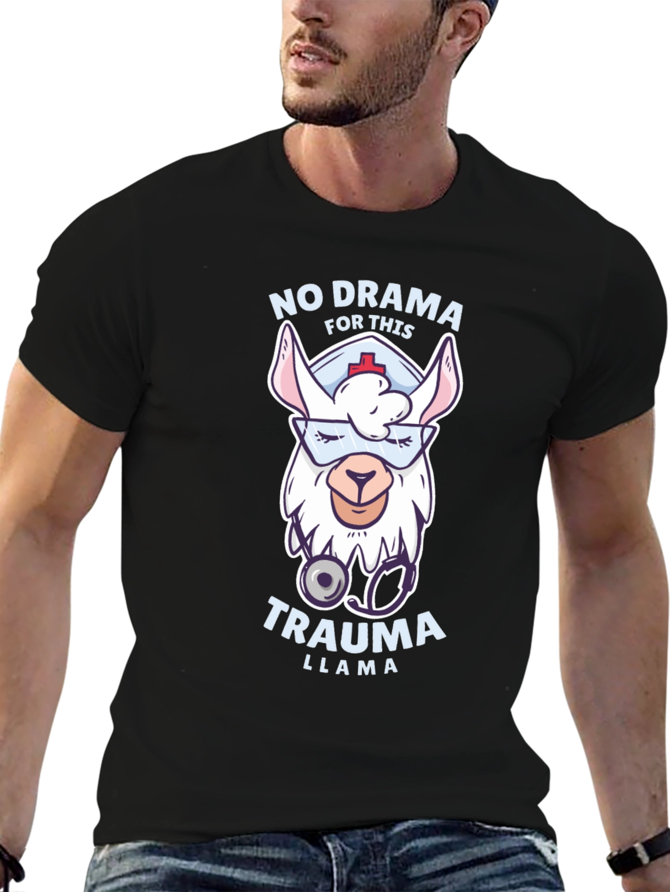 No Drama Trauma Llama T-Shirt