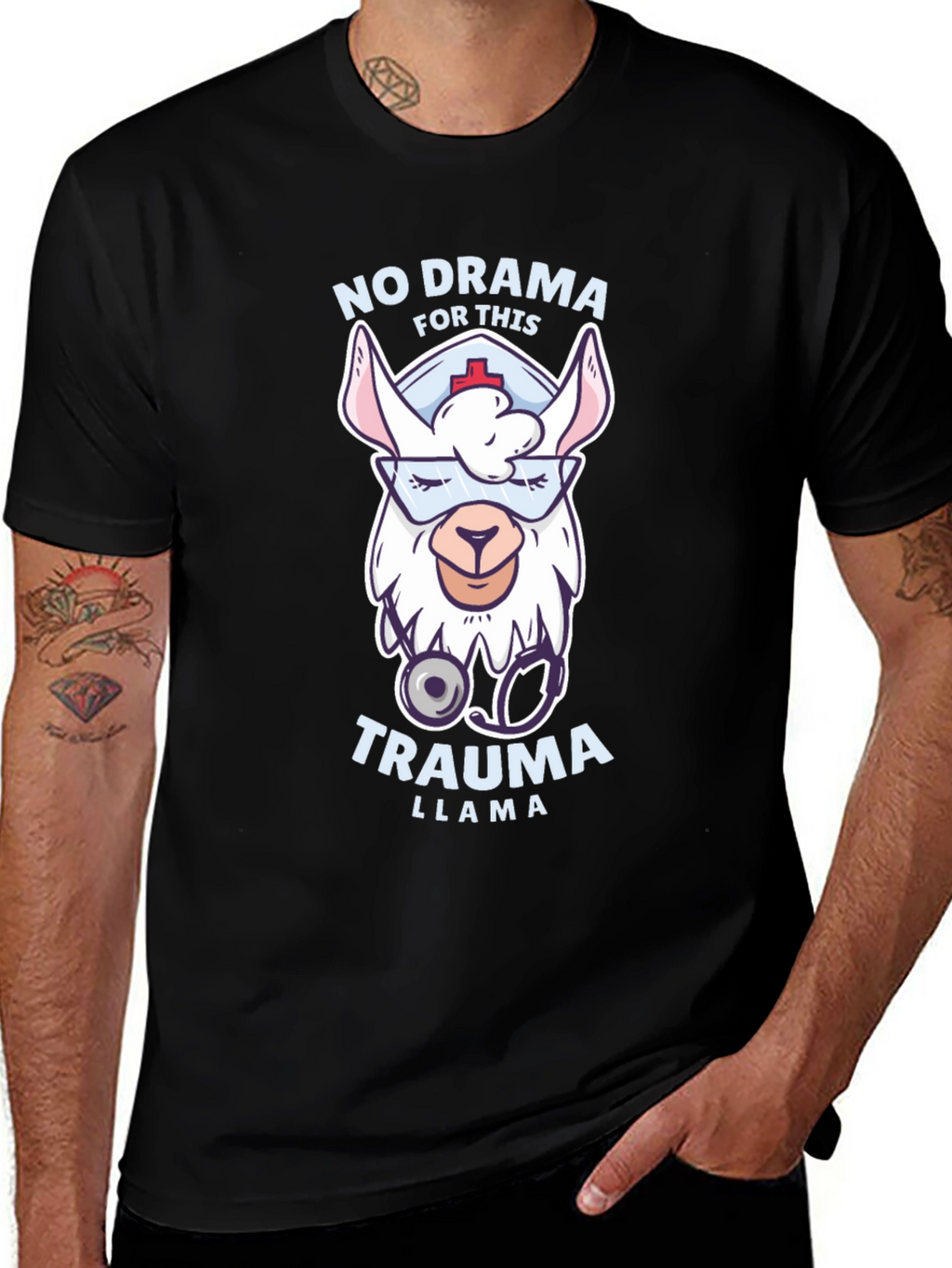 No Drama Trauma Llama T-Shirt