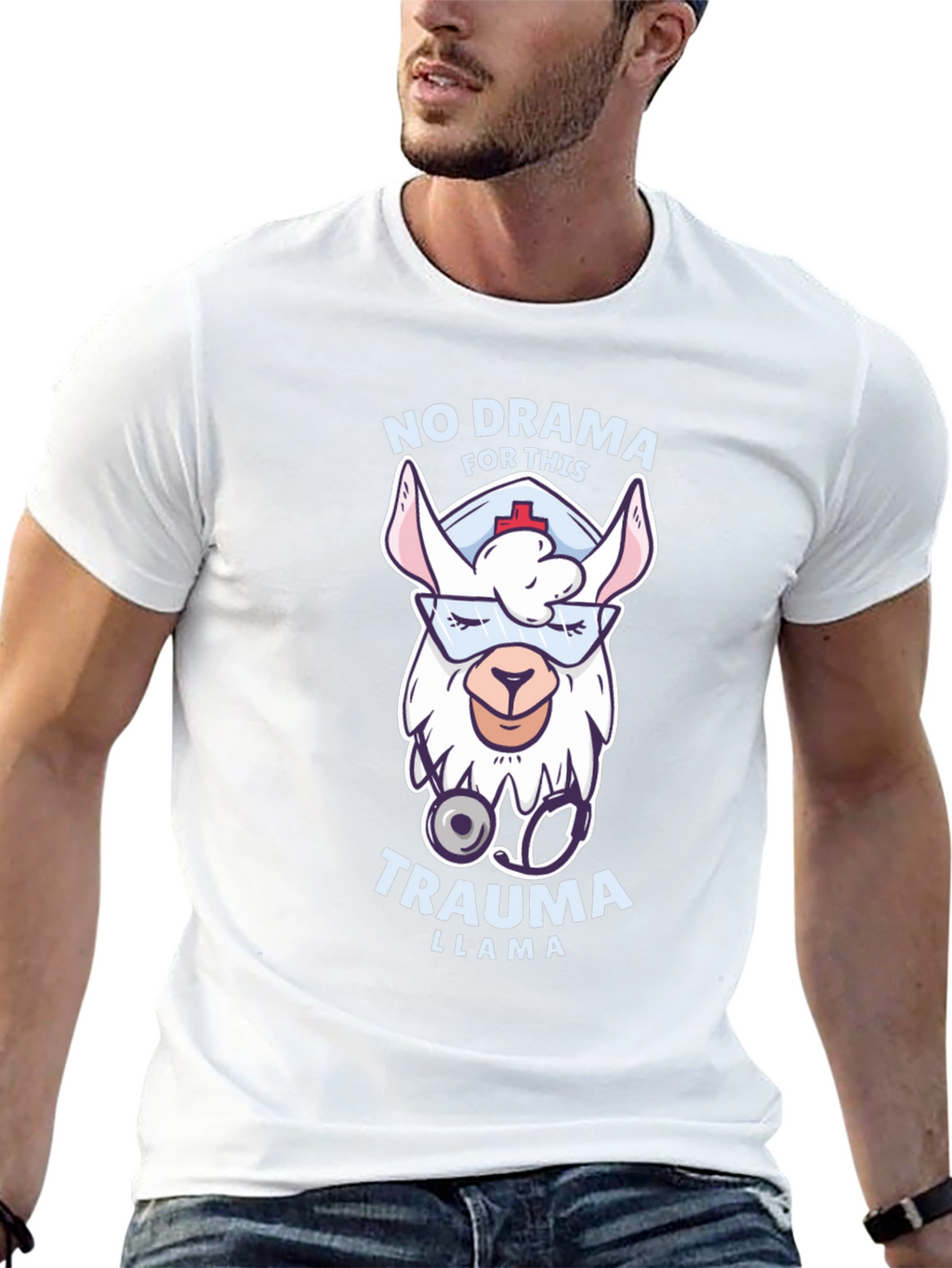 No Drama Trauma Llama T-Shirt