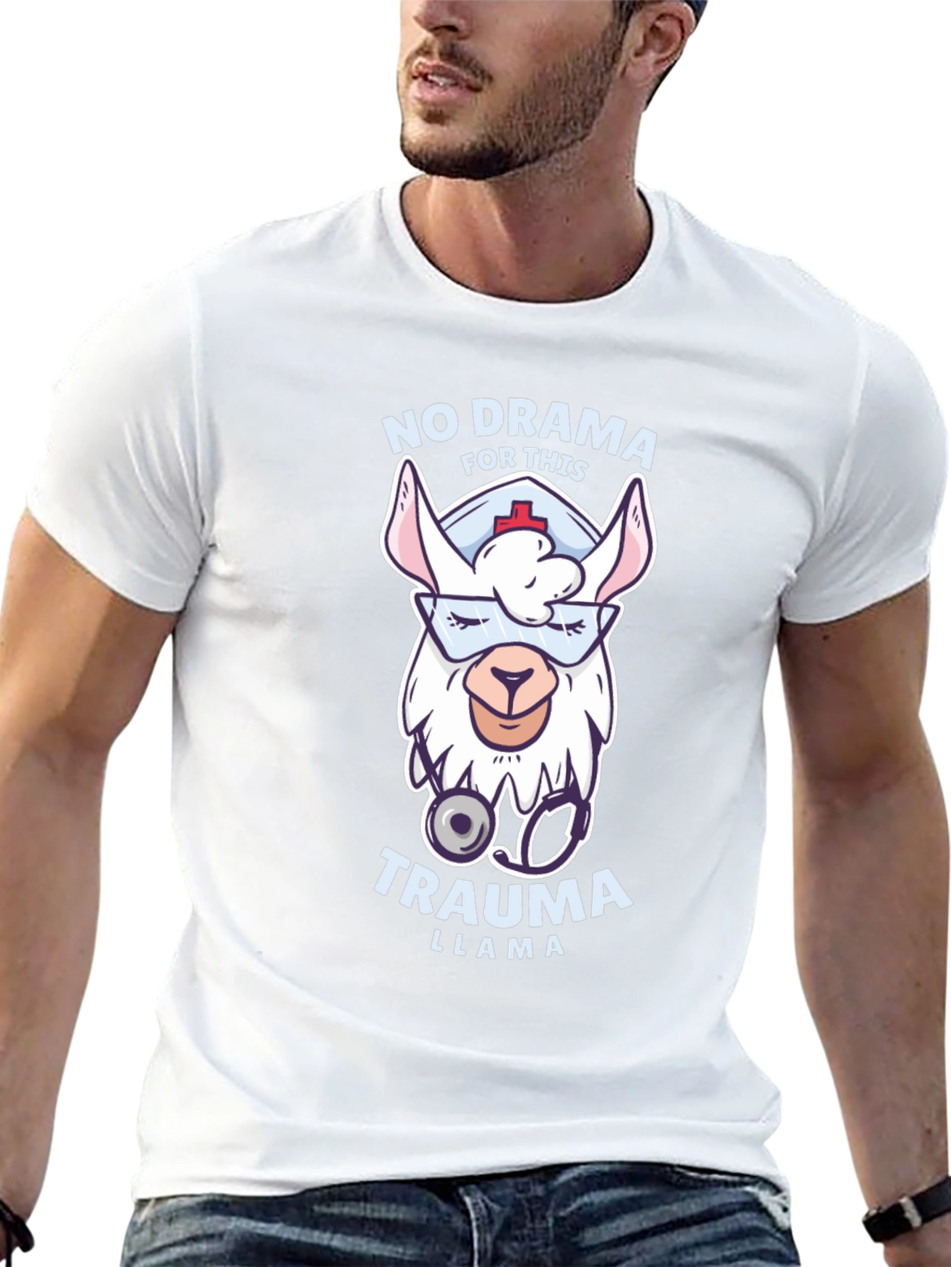 No Drama Trauma Llama T-Shirt