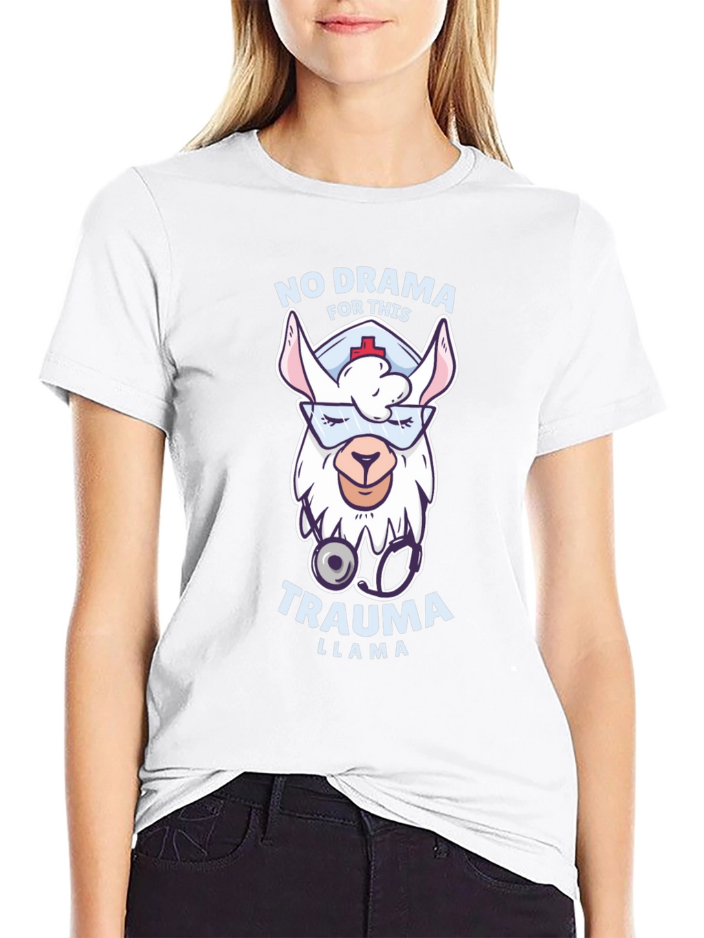 No Drama Trauma Llama T-Shirt