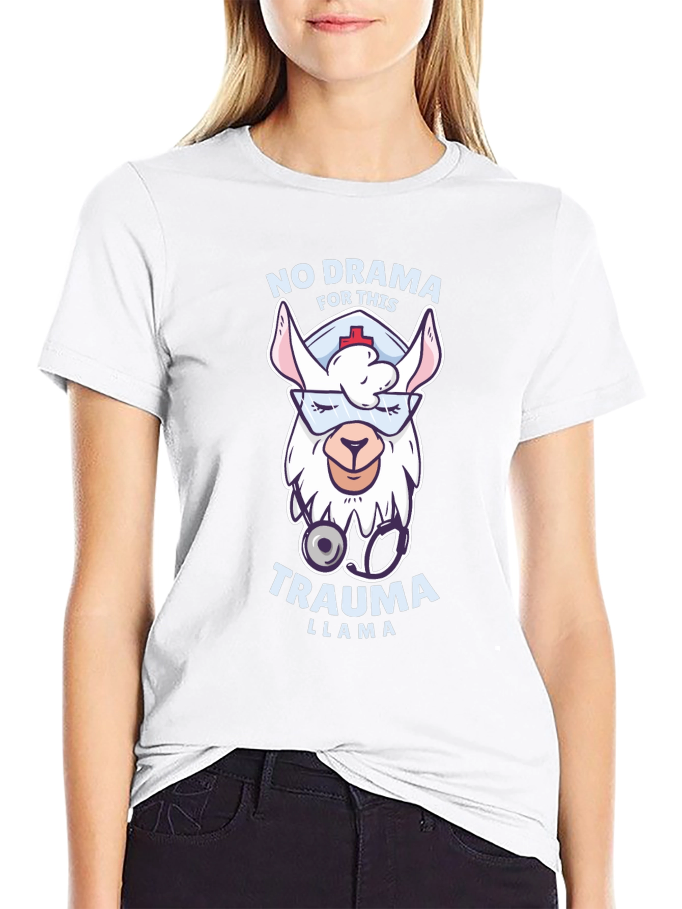 No Drama Trauma Llama T-Shirt