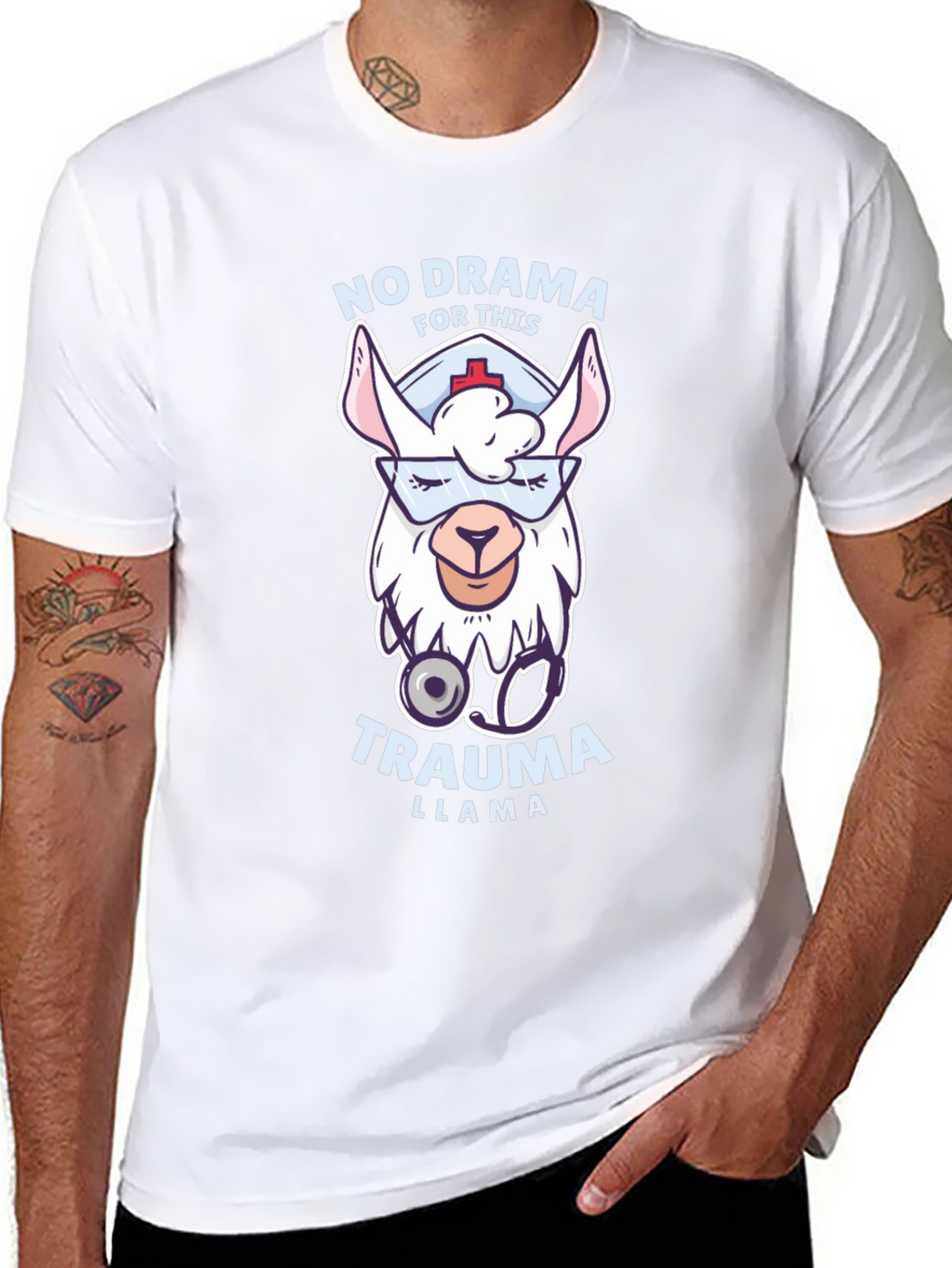 No Drama Trauma Llama T-Shirt