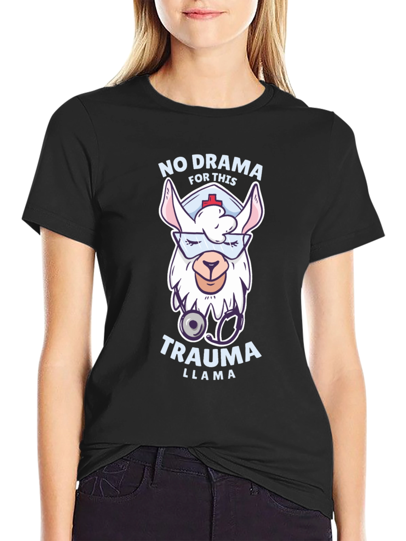 No Drama Trauma Llama T-Shirt