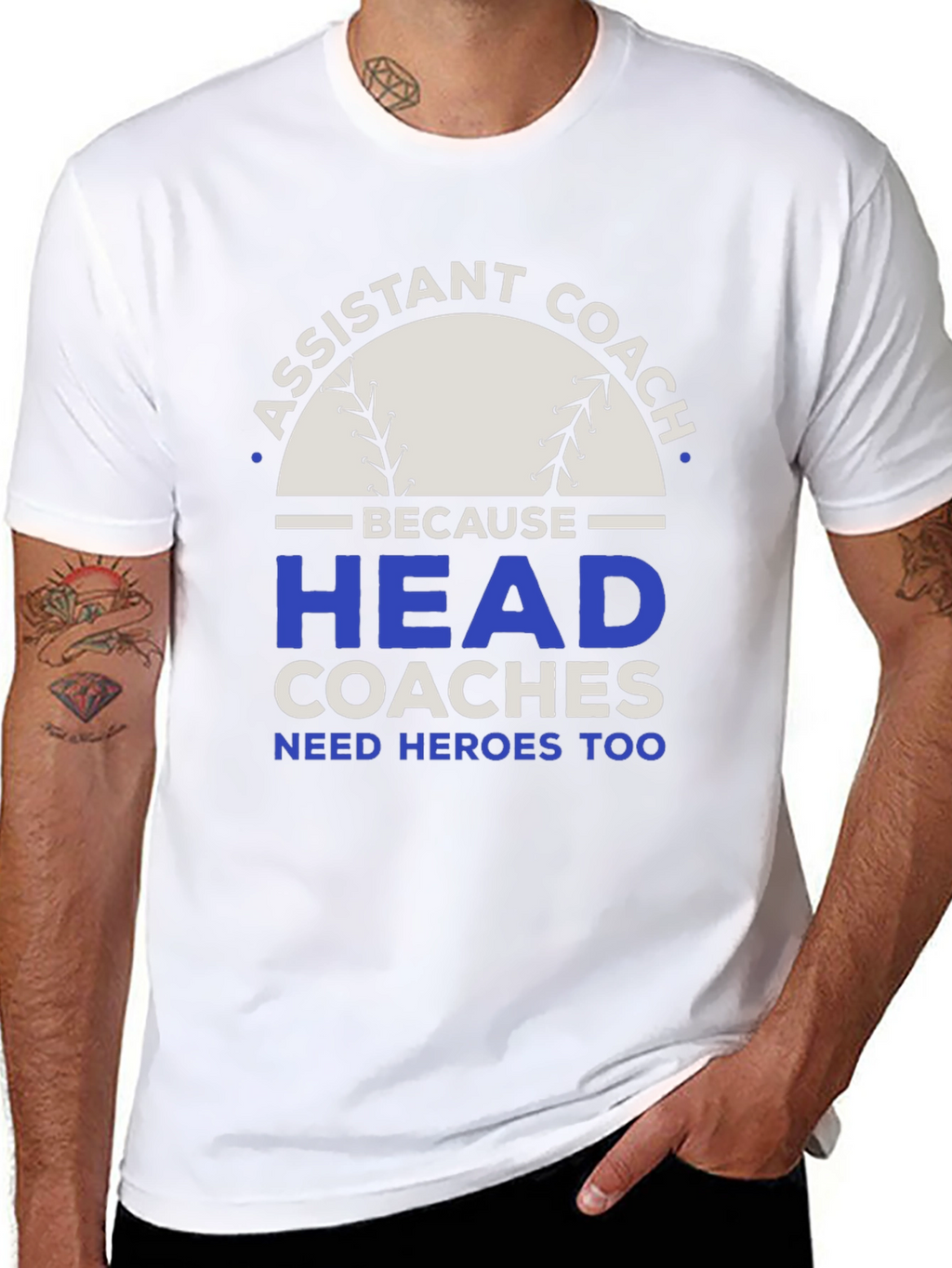 Assistant Coach Baseball Graphic Tee