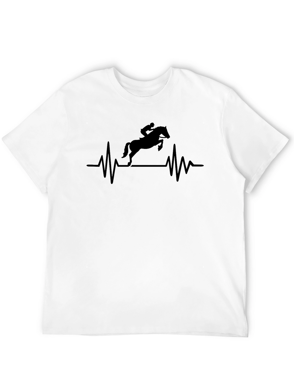 Equestrian Heartbeat T-Shirt - Horse Riding Love!